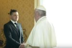 Зеленский в Ватикане, скрин YouTube