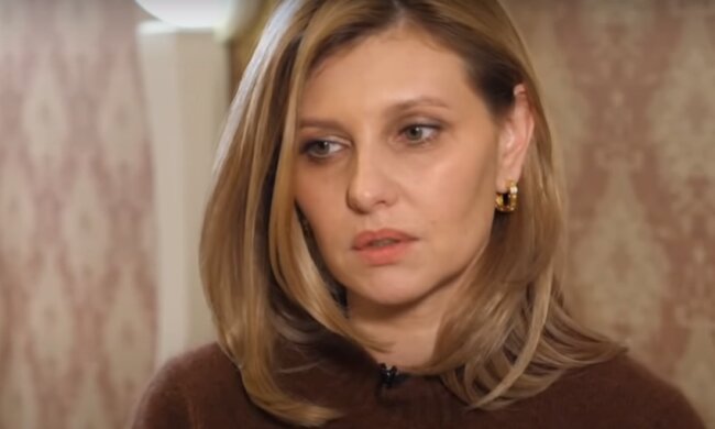 Елена Зеленская. Фото: скриншот YouTube