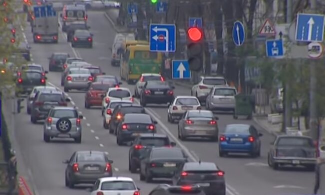 Дорога в Киеве. Фото: youtube