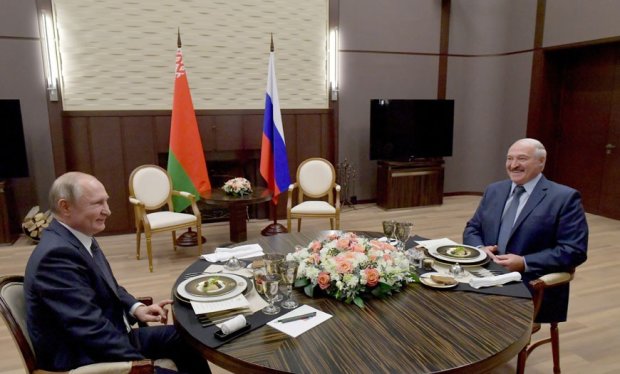 Лукашенко и Путин встретились в Сочи. Фото: БЕЛТА