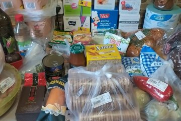 Продуктовий запас. Фото: скріншот YouTube-відео