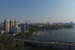 Река Днепр. Киев. Фото: скриншот Youtube