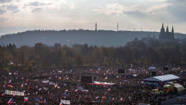 Протесты в Праге
