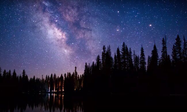 Зоряне небо. Фото: YouTube, скрін