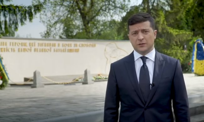 Обращение Владимира Зеленского 9 мая к украинцам. Фото: скриншот YouTube