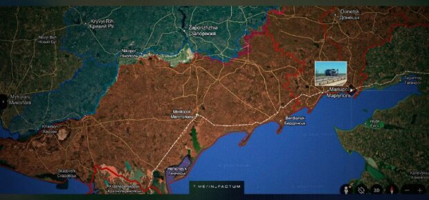 Український FPV-дрон атакує російську вантажівку на логістичному маршруті