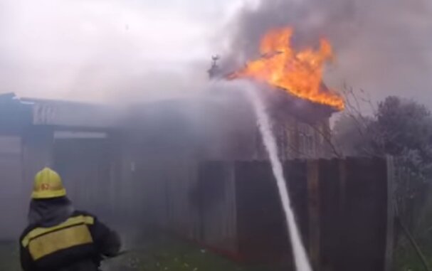 Пожар. Фото: скриншот YouTube