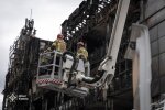 Пошкоджений ТРЦ «Квадрат» на Лук'янівці після російської атаки 24 травня