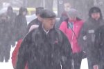 Снегопад в Украине. Фото: скриншот YouTube-видео