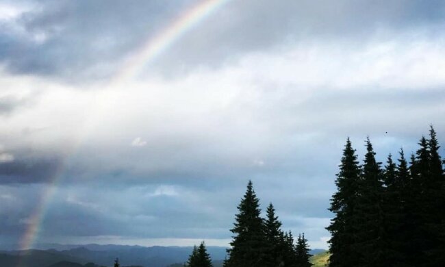 Дощі і сонце. Фото: скріншот Instagram