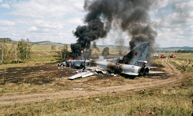 Ту-22М3 бомбардувальник аварія