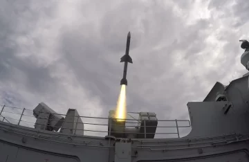 Ракета Sea Sparrow. Фото: скриншот YouTube-видео