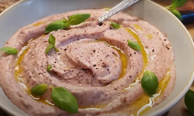 Паштет из фасоли