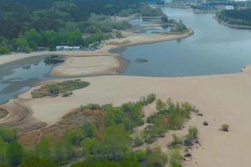 Уровень воды понизился. Фото: скрин youtube