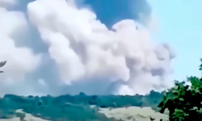 Вибух. Фото: YouTube, скрін