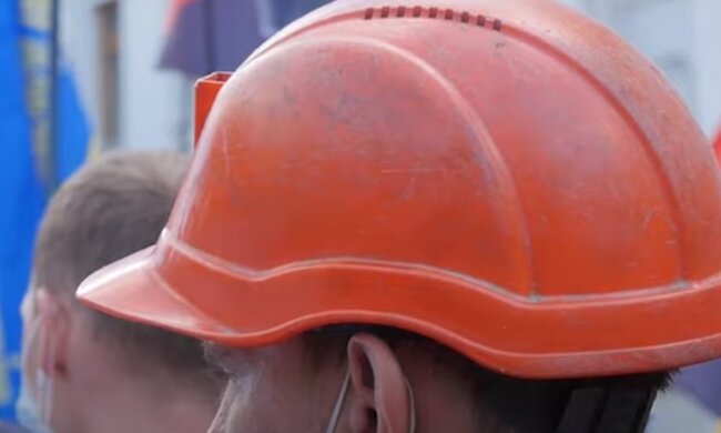 Забастовка шахтеров. Фото: скриншот YouTube