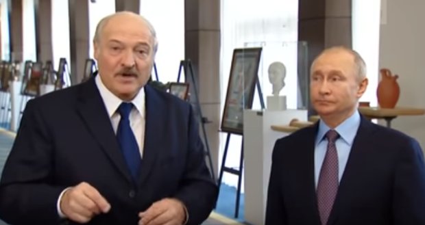 Александр Лукашенко и Владимир Путин, фото: Скриншот YouTube