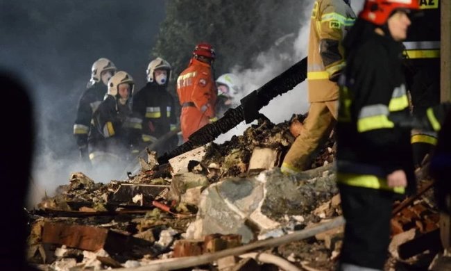 В Польше взрыв разрушил жилой дом. Фото: REUTERS