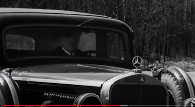 «Мерседес» Штирлица. Фото: скриншот YouTube.