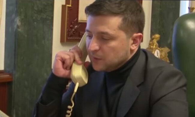 Владимир Зеленский пообщался по телефону с Путиным. Фото: скриншот YouTube