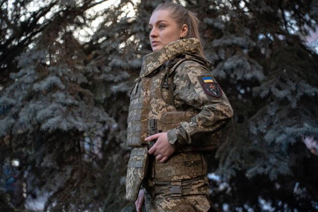 Женщина-военнослужащая. Фото: Telegram