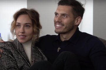 Даша Квиткова и Никита Добрынин. Фото: "Зе Интервьер", скрин