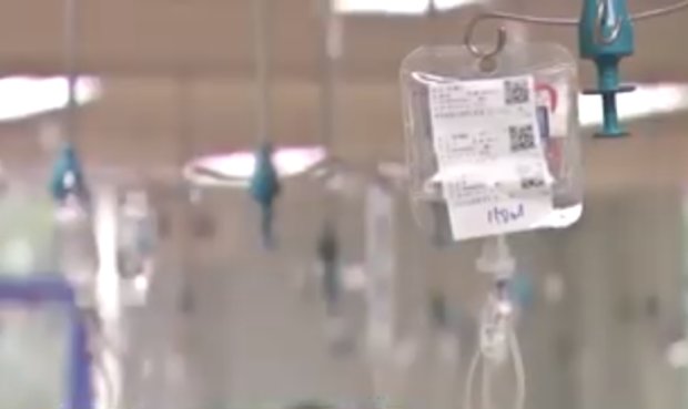 Больница в Китае, фото: Скриншот YouTube