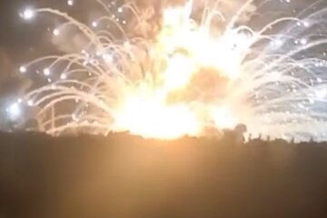 Склад боєприпасів орків. Фото: скріншот YouTube