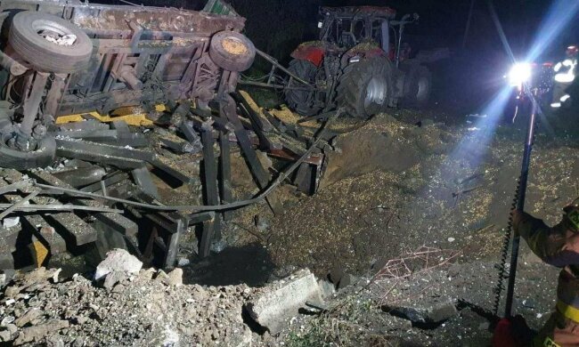 Последствия "прилета" российских ракет в Польше. Фото: Telegram