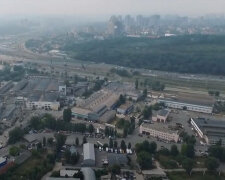 Атмосфера над Києвом. Фото: скріншот YouTube-відео.