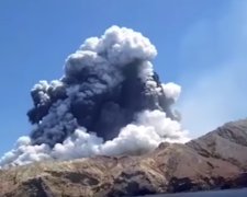 Извержение вулкана в Новой Зеландии