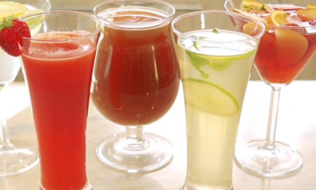 Напитки. Фото: скриншот YouTube-видео