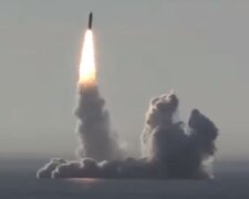 Запуск российской ракеты с моря. Фото: скриншот YouTube-видео