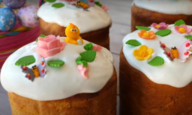 Пасхальные куличи. Фото: скриншот YouTube