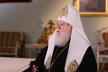 Патриарх Филарет. Фото: скрин youtube
