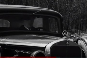 «Мерседес» Штирлица. Фото: скриншот YouTube.
