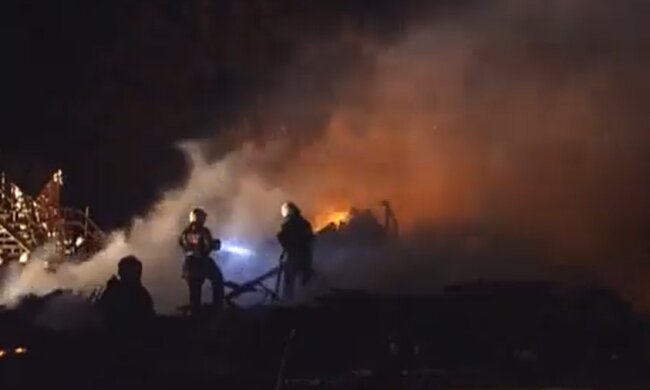 Ликвидация пожара. Фото: скриншот Youtube-видео
