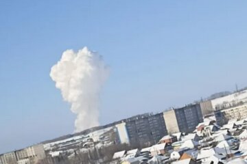 Вибух на Алтаї. Фото: скрін відео Обозреватель