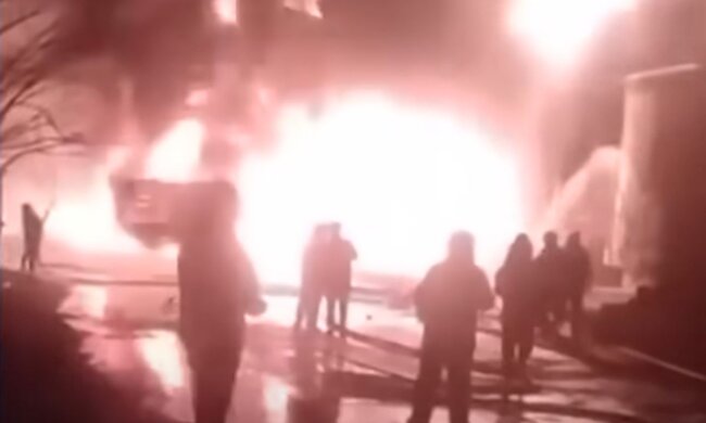 Взрыв в Иране. Фото: скриншот YouTube-видео