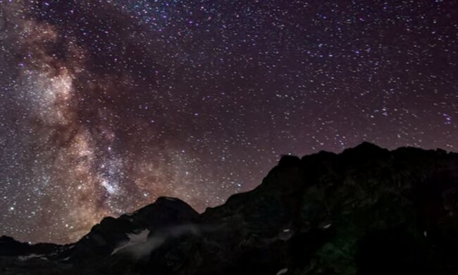 Звездное небо. Фото: скриншот YouTube-видео