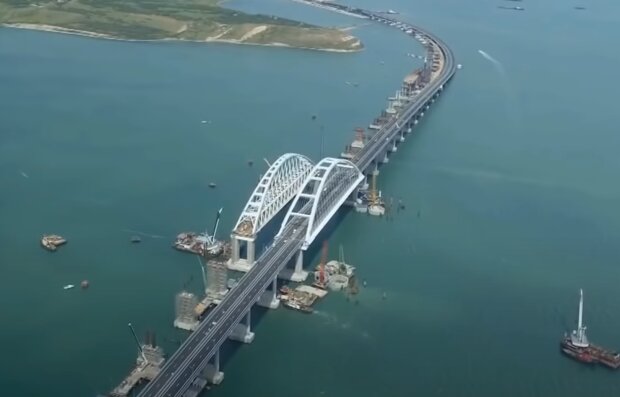 крымский мост. Фото: скриншот YouTube-видео