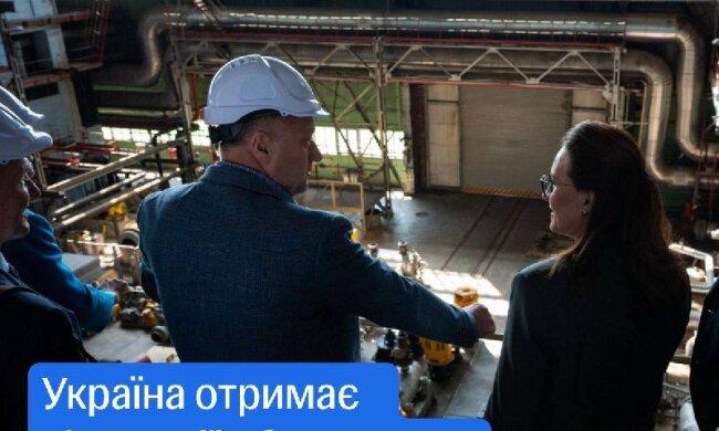 Юлия Свириденко во время визита в Латвию для переговоров по энергетическому оборудованию
