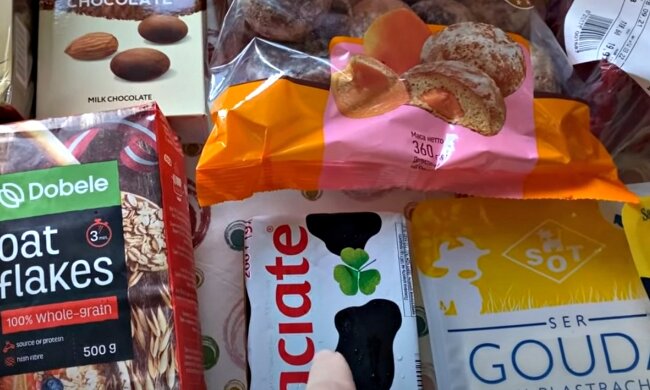 Продукты. Фото: скриншот Youtube-видео