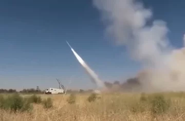Запуск ракет. Фото: скріншот YouTube-відео