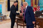 Украинский боксер Александр Усик встретился с президентом США Дональдом Трампом в Белом доме