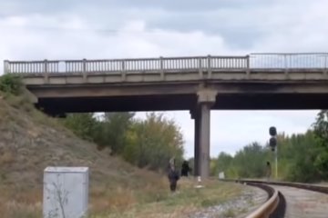 Мост в Луганске