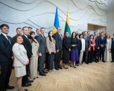 Юлия Свириденко во время визита в Литву
