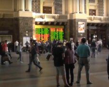 Железнодорожный вокзал Киев-Пассажирский. Фото: скриншот YouTube