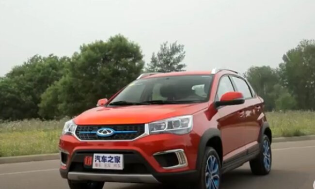 Chery Tiggo 3XE. Фото: скриншот YouTube