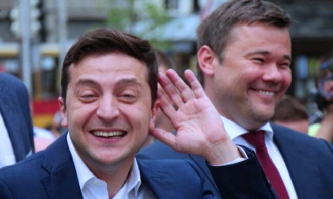 Владимир Зеленский и Андрей Богдан. Фото: pravda.com.ua